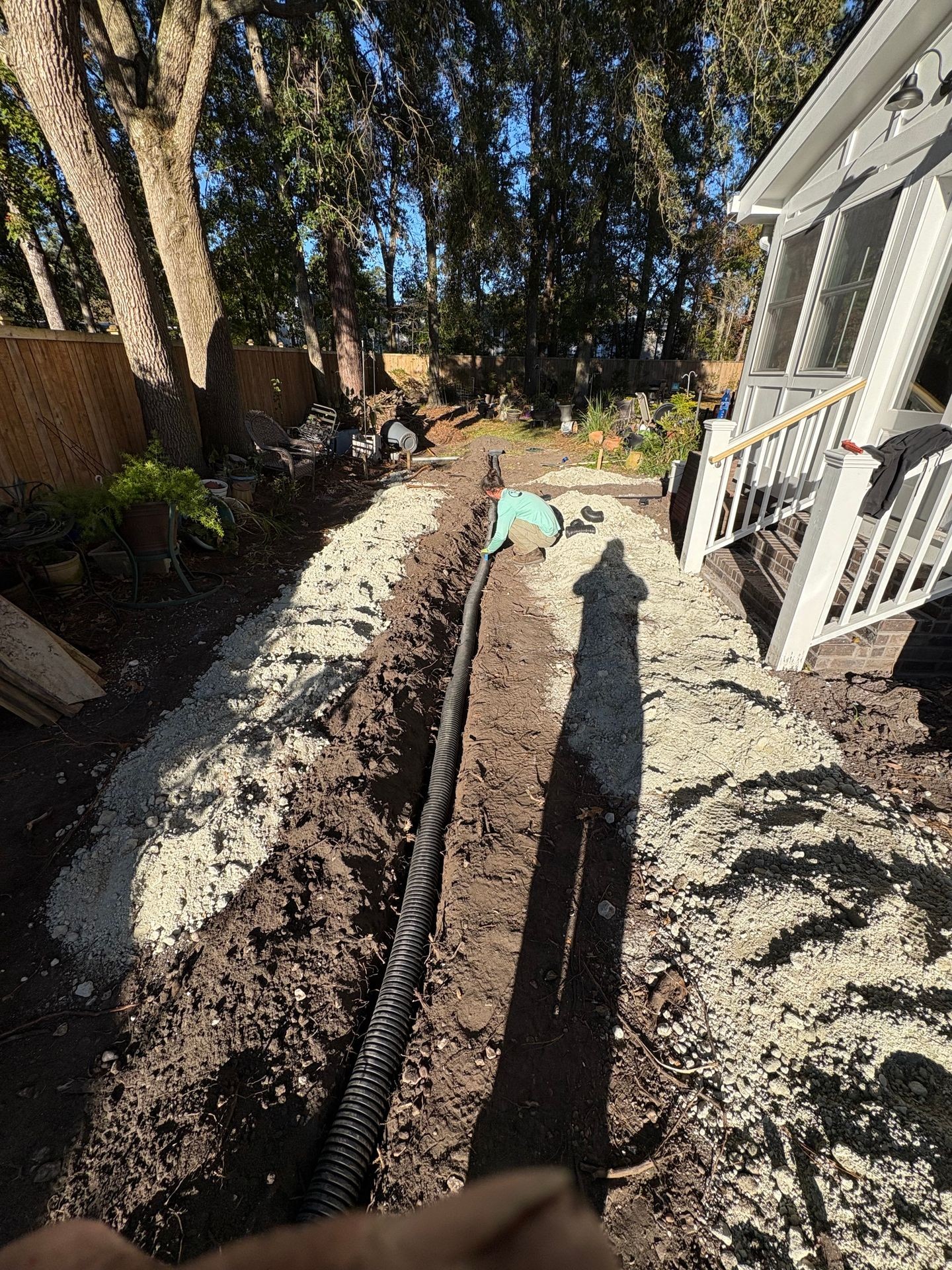 Catch basin and drain 